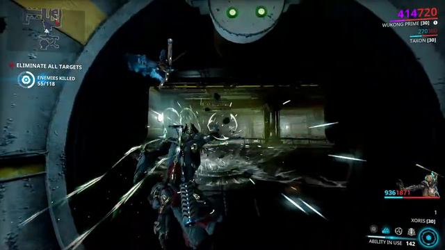 Warframe | ELIMINATE ALL TARGETS | WUKONG PRIME смотреть онлайн