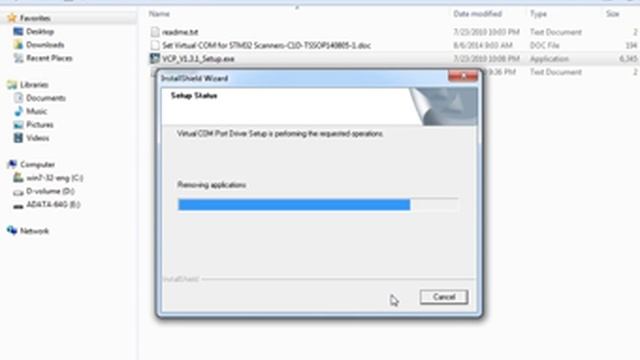 Install USB Virtual COM Port Driver for C1D STM32 Scanner on Windows 7 32bit O.S смотреть онлайн