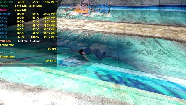 Skate 3 RPCS3 (PS3 Emulator 4k 60fps) GTX 1070 - i5 9400f - PC Gameplay Benchmark смотреть онлайн