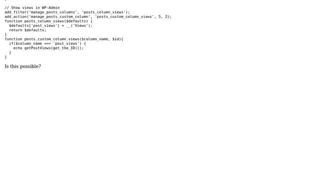 Wordpress: Orderby Post Views смотреть онлайн