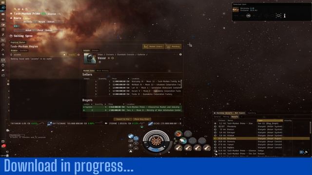Eve Online....como Vender Coisas...transportar Naves..ordens De Compra/venda