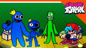 ? НОВЫЙ БОСС БЛЮ! РАДУЖНЫЕ ДРУЗЬЯ ПРОТИВ БОЙФРЕНДА ? Friday Night Funkin' Rainbow Friends