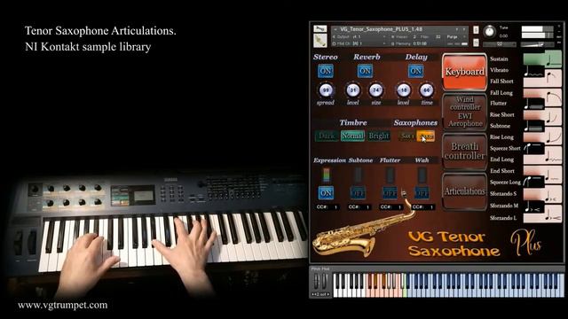 Tenor Saxophone Kontakt sample library, woodwind, brass vst nki and wav. смотреть онлайн