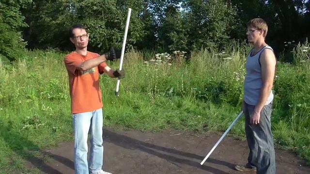 Фехтование шашкой. Защита сбивами. Третий эшелон защиты. смотреть онлайн