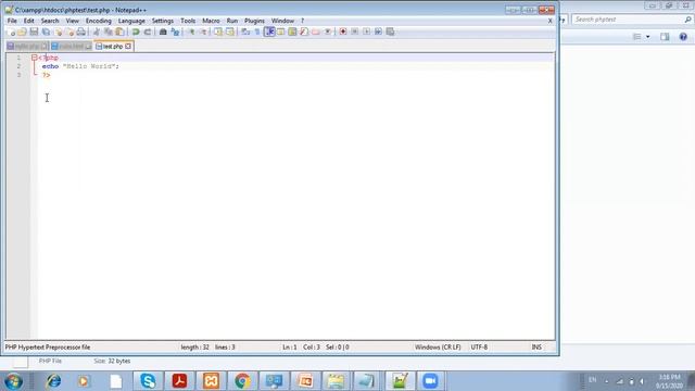 Run simple PHP program from XAMPP Server смотреть онлайн
