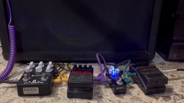 Joyo extreme VS digitech death metal VS mosky black rat VS boss metal zone (sin rollo) смотреть онлайн