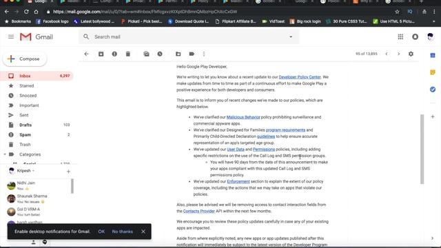 New Google Play Policy (9th October) [Hindi] - Prevent App Suspension смотреть онлайн