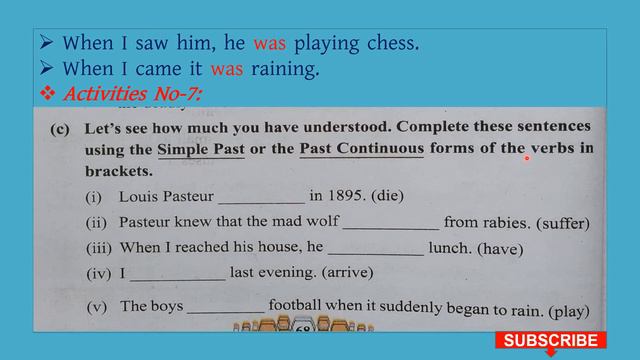 Tense/Simple Past Tense/Past Continuous Tense/Class 8 English/Sunbeam English Reader-III/in Assames смотреть онлайн