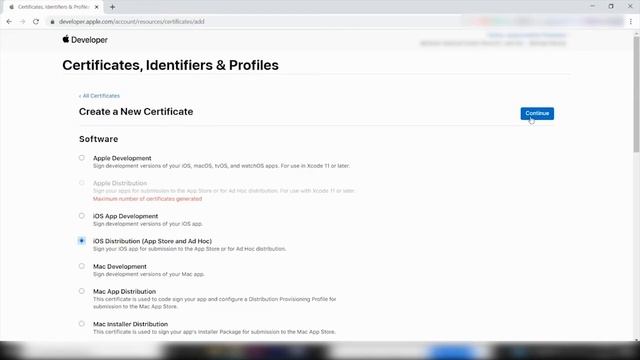 UniteAR App creator : iOS export - distribution certificate & generate CSR - part 2 смотреть онлайн