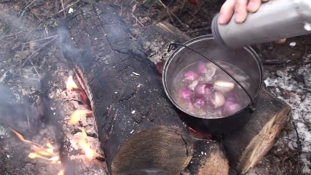 ПОХОДНЫЙ цитрусовый СУП с камчатскими крабами. смотреть онлайн