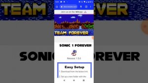 как скачать Sonic 1 Forever на Android без вируса?.