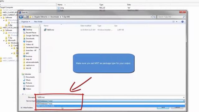 Creating transforms (MST) with Advanced Installer смотреть онлайн