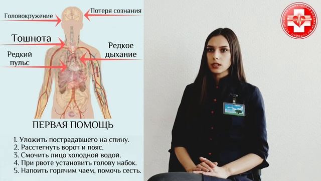 Обморок: причины, признаки, первая помощь смотреть онлайн