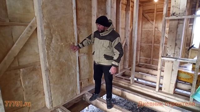 Как утеплить стены в каркасном доме смотреть онлайн
