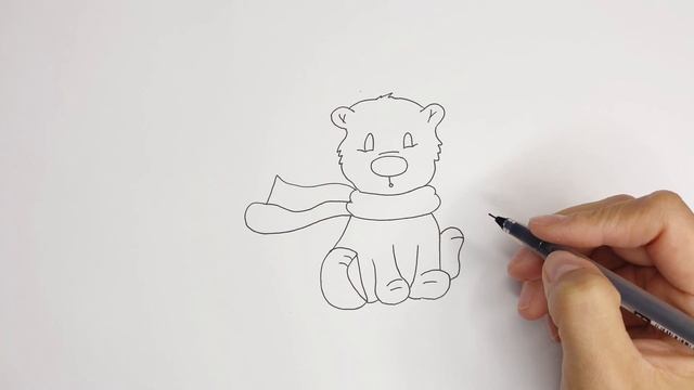 Как нарисовать Полярного БЕЛОГО МЕДВЕДЯ|How to draw A Polar white bear смотреть онлайн