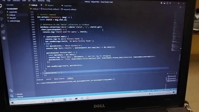 telegram bot with firebase смотреть онлайн