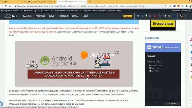 Como Obtener las API KEYS de Dialogflow desde Google Cloud (Platform) смотреть онлайн