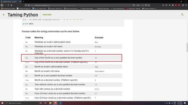 datetime objects in python смотреть онлайн