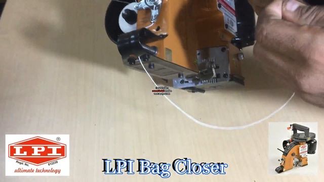 How to put a thread in Bag closer machine смотреть онлайн