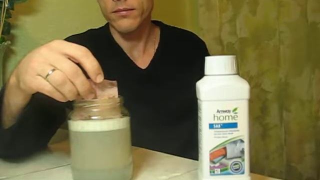 SA8 универсальный отбеливатель Amway. Удаление пятен красного вина. смотреть онлайн