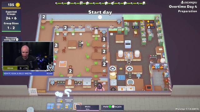 PlateUp Start to OT Day 11 - Breakfast - Wolv21 смотреть онлайн