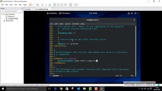 Hébergement Multiple Sécurisé sur CentOs 8 смотреть онлайн
