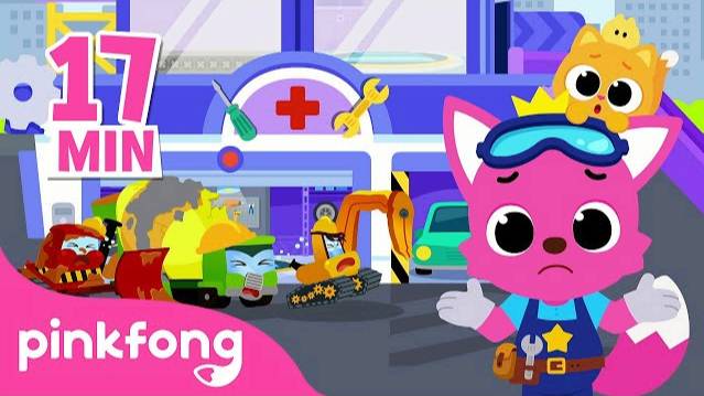 Ouch! Where are you hurting? | Car Hospital | Pinkfong Car Story смотреть онлайн