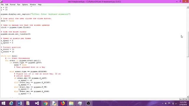 pygame animation with keyboard смотреть онлайн