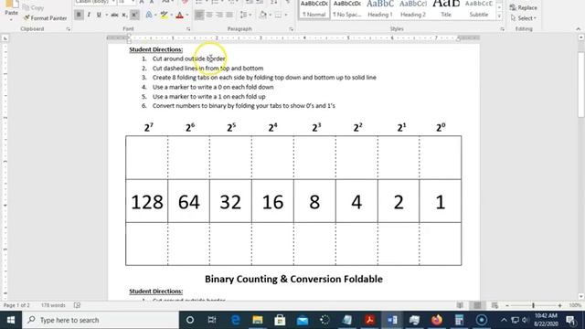 APCSP - Lesson #3 - Binary to Decimal / Decimal to Binary Foldables and Binary Worksheet Answers смотреть онлайн