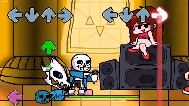 Friday Night Funkin МОЯ ЛЮБИМАЯ ИГРА АНДЕРТЕЙЛ В ФНФ САНС НА ХАРДЕ МЕГОЛОВАНИЯ смотреть онлайн
