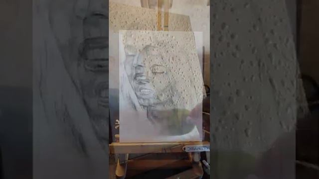 Портрет #рисунок 18х24cm Начало