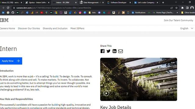 Jobs and internships updates Batch - 2020/2021/2022/2023/2024 (IBM, Upstox, Deloitte, Ciena) смотреть онлайн