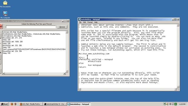 Using AutoHotKey To Automate Mouse Clicks And Keystrokes смотреть онлайн