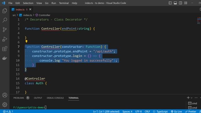[Arabic] TypeScript : #44 - Decorator Factory смотреть онлайн