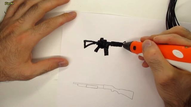 3Д РУЧКА/Делаем КАРАТЕЛЯ из Marvel Comics/DIY/How to make a PUNISHER/ PUNISHER/3Д рисунок смотреть онлайн