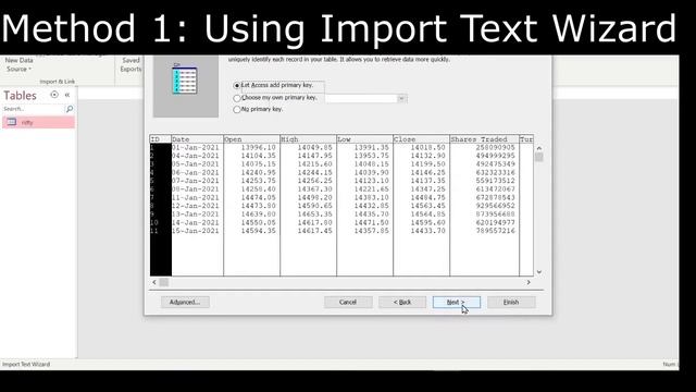 How to import NSE Bhavcopy CSV/Excel into MS Access Database (Using Import and Copy-Paste methods) смотреть онлайн