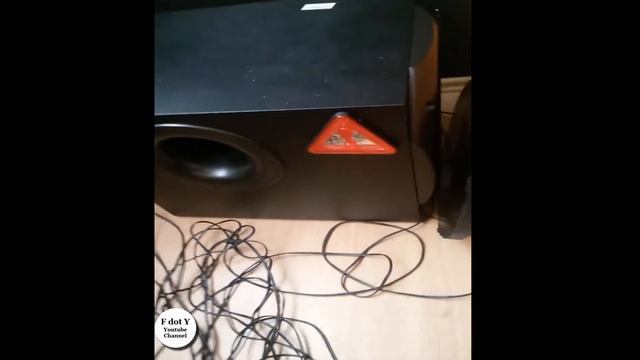 Logitech z5500 Bass Test (Max Bass) смотреть онлайн