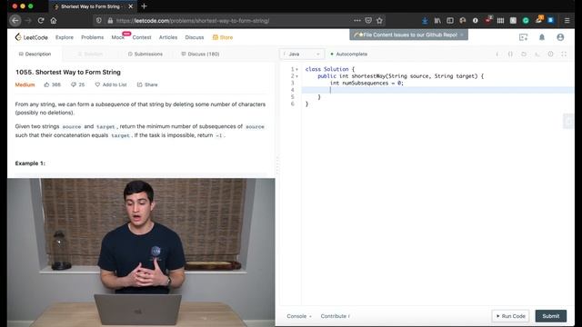 Shortest Way to Form String смотреть онлайн
