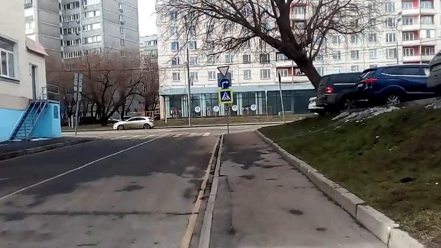 Москва 2343 Индустриальный переулок, Пантелеевский переулок весна день