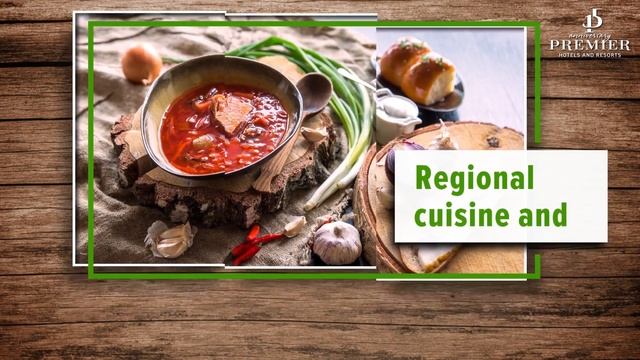 Сніданок з блюдами української кухні