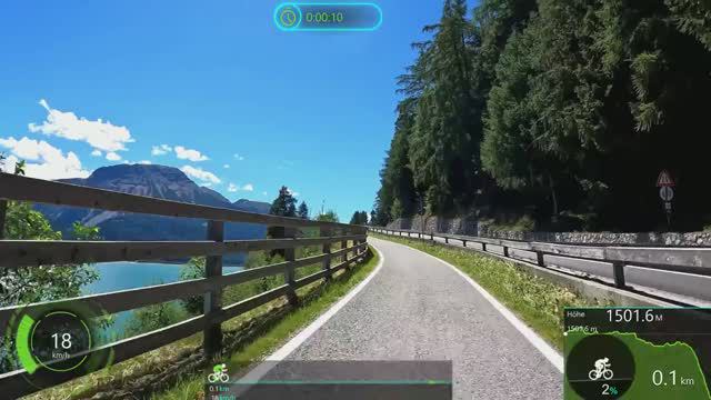 Ultimate 30 Minute Fat Burning Indoor Cycling Workout Alps South Tyrol Garmin 4K Video1080p