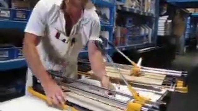 03-APC24 Two Bar Tile Cutter With Adjustable Breaker Foot