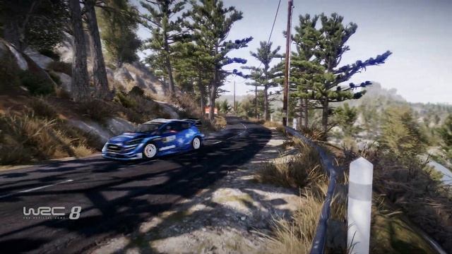 WRC 8 Ford Fiesta Corsica Multicam смотреть онлайн