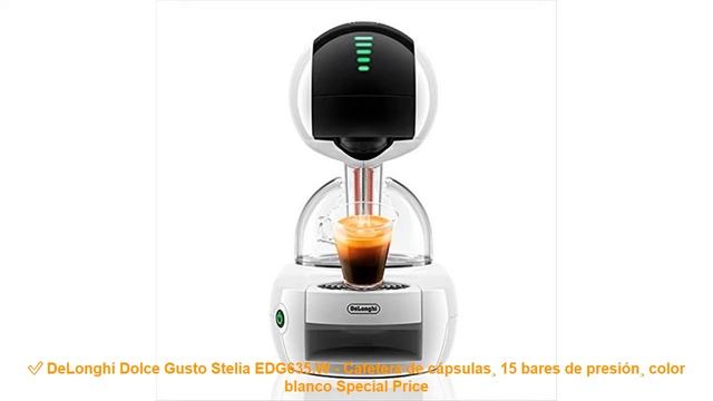✅ DeLonghi Dolce Gusto Stelia EDG635.W - Cafetera de cápsulas¸ 15 bares de presión¸ color blanco Sp смотреть онлайн