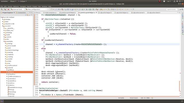ns3 network simulator - Example tutorial 1 (PointToPoint) explained. смотреть онлайн