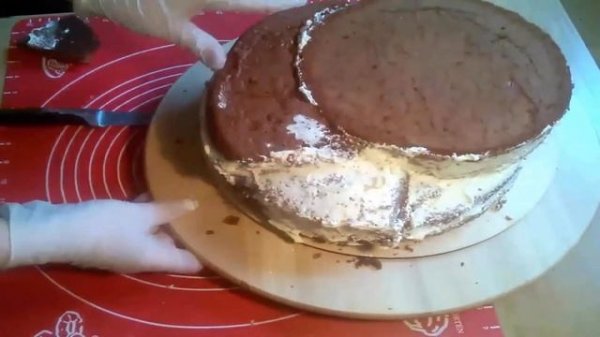 Как собрать Торт с автодорогой/How to assemble the cake with road