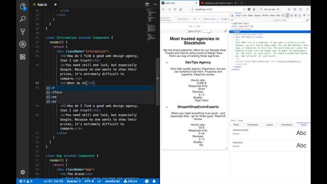 Going from Sketch to React.js #2 Building an Online Business смотреть онлайн