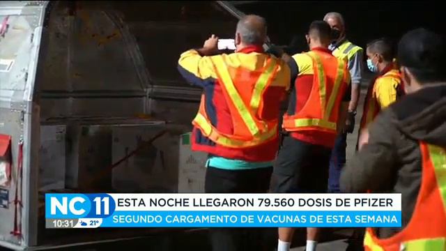 Esta noche arribaron 79.560 dosis de Pfizer al país смотреть онлайн