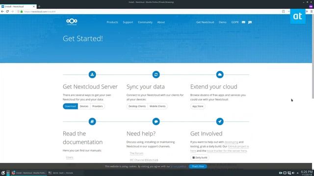 How to install the Nextcloud sync client on Linux смотреть онлайн