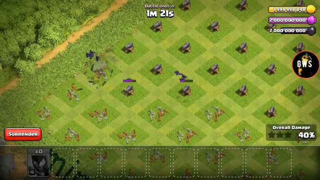 1 Night Witch vs Cannon Base | Clash Of Clans Private Server | Coc | Claszz смотреть онлайн